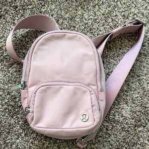 lululemon Pink Crossbody Sling Bag mint backpack